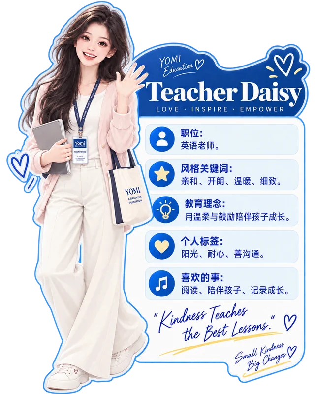 Daisy 的卡通形象与个人介绍